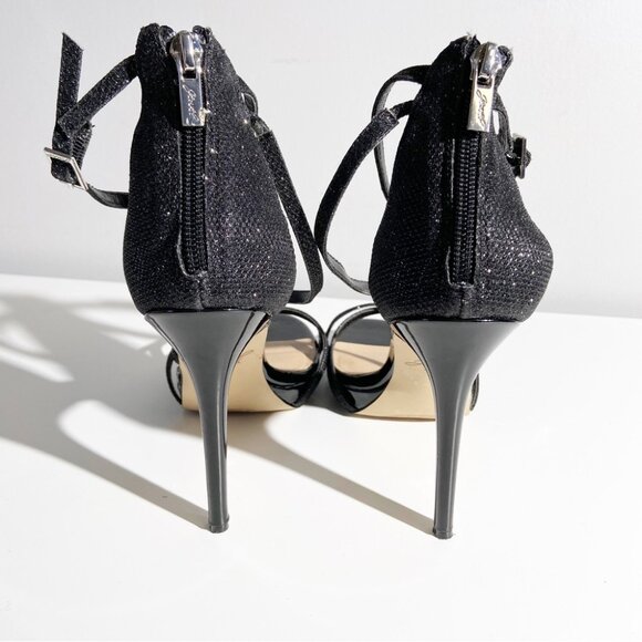 Jewel Badgley Mischka Galen Strappy Platform Sandal Black size 9 - Picture 5 of 7